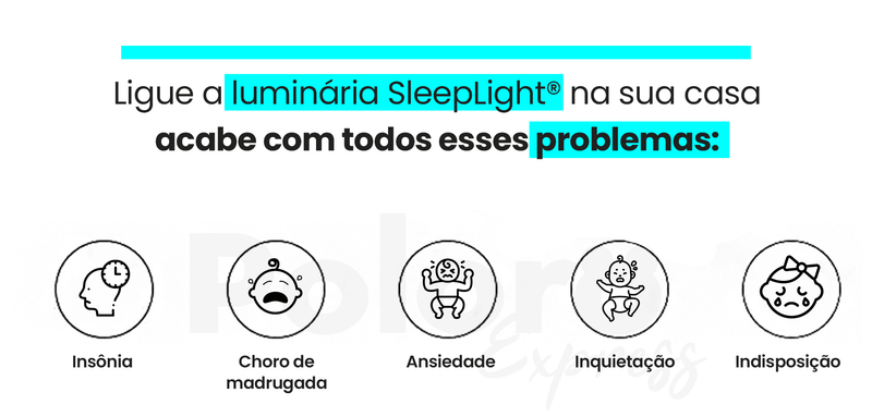 Luminária SleepLight® para o Sono de Crianças - PAGUE 1 LEVE 2