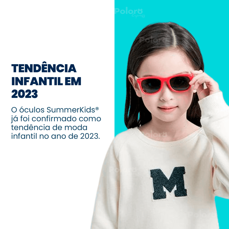 Óculos Infantil Polarizado SummerKids® - PAGUE 1 LEVE 2 + Estojos de BRINDE