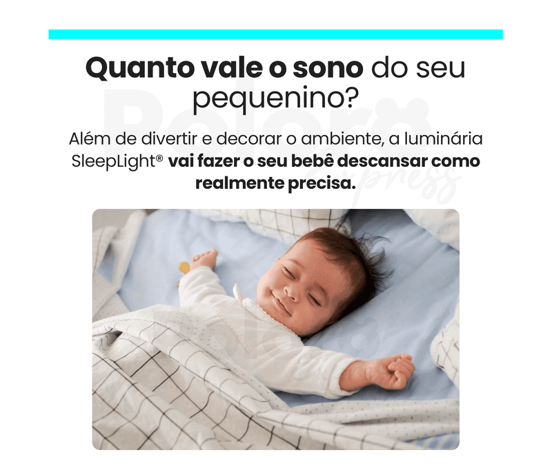 Luminária SleepLight® para o Sono de Crianças - PAGUE 1 LEVE 2