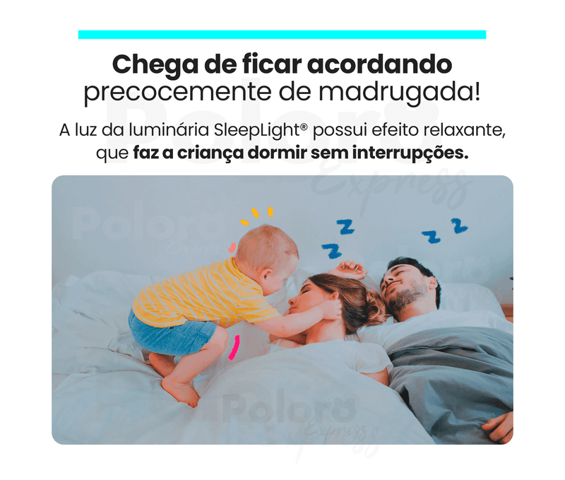 Luminária SleepLight® para o Sono de Crianças - PAGUE 1 LEVE 2