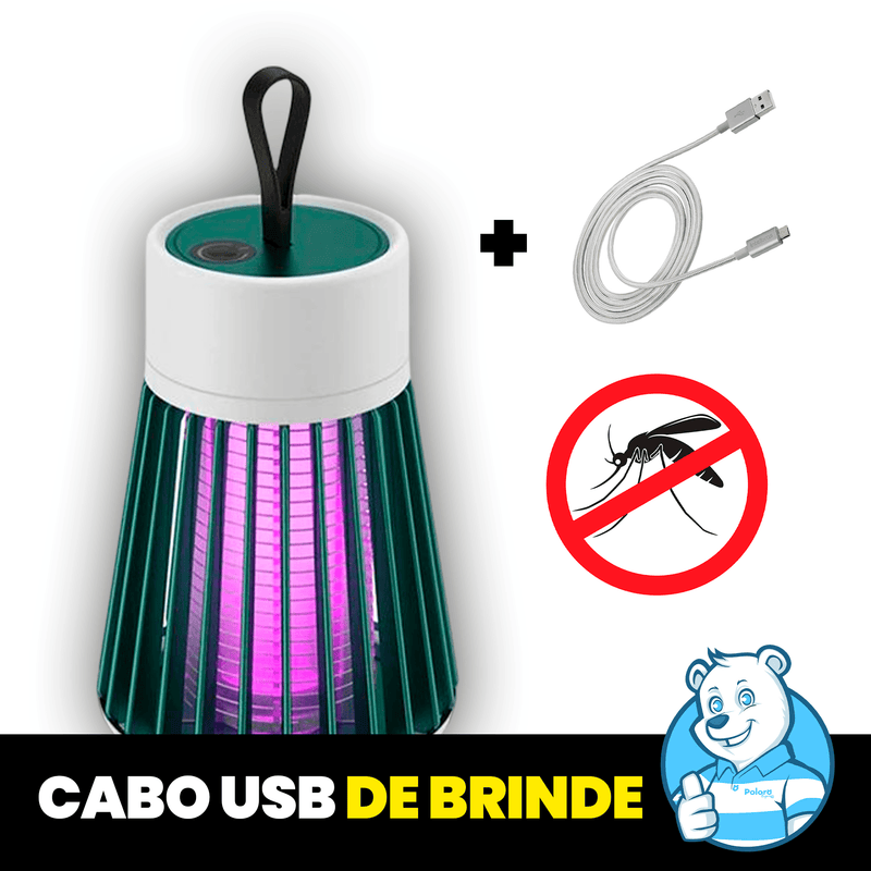 Luminária Mata-mosquito ProtectLamp® - CABO USB DE BRINDE!