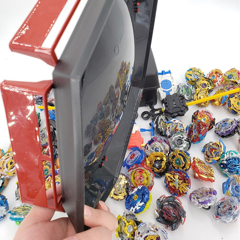 KIT COM 8 BEYBLADES + LANÇADORES