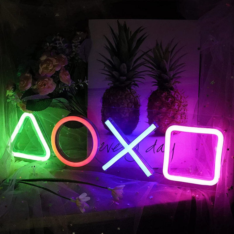 Luminária Neon Gamer com cabo USB