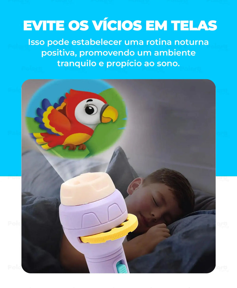 Lanterna Educativa Pollo® - Mais de 50 Projeções