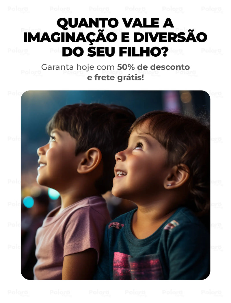 Lanterna Educativa Pollo® - Mais de 50 Projeções