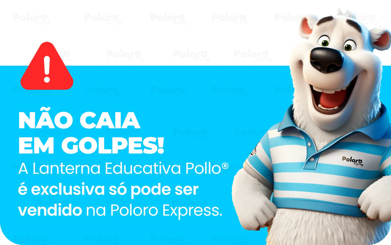 Lanterna Educativa Pollo® - Mais de 50 Projeções