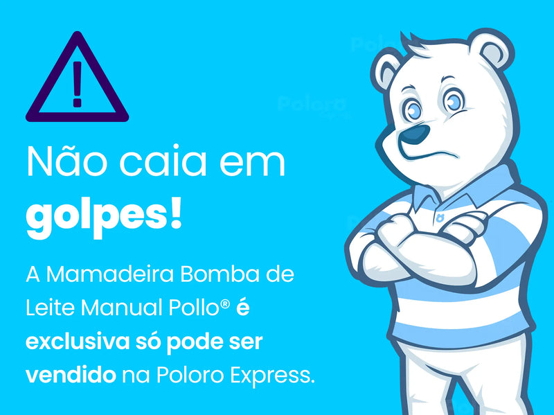 Mamadeira Bomba de Leite Manual Pollo®