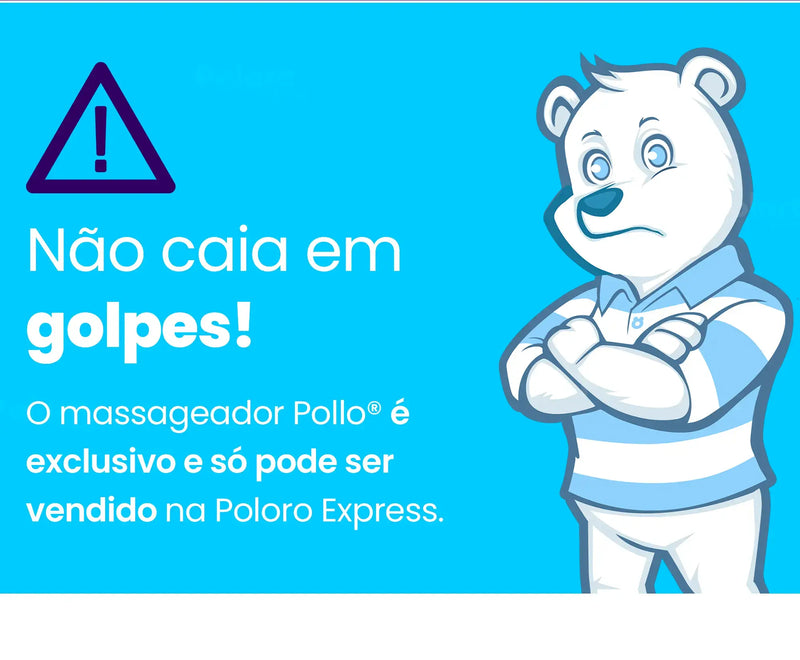 Massageador de Cabeça Automático Pollo® - Versões 1.0 e 2.0