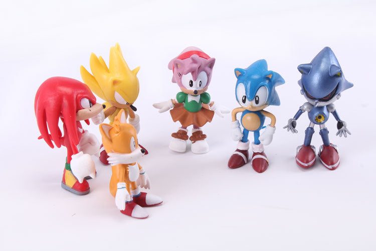 Kit de 6 Action Figures do Sonic