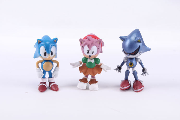 Kit de 6 Action Figures do Sonic