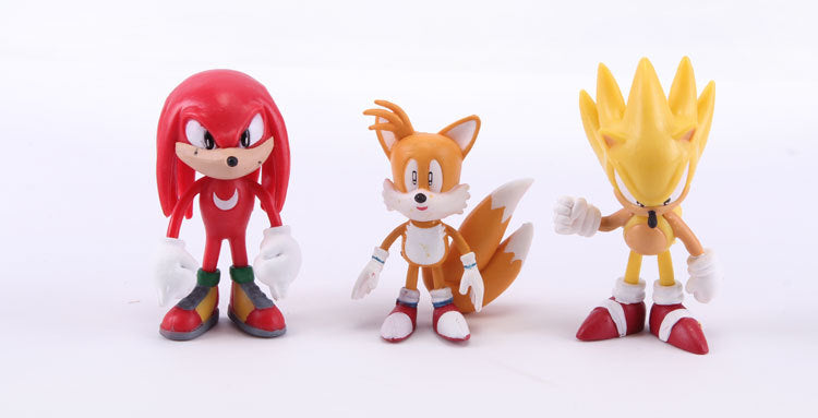 Kit de 6 Action Figures do Sonic