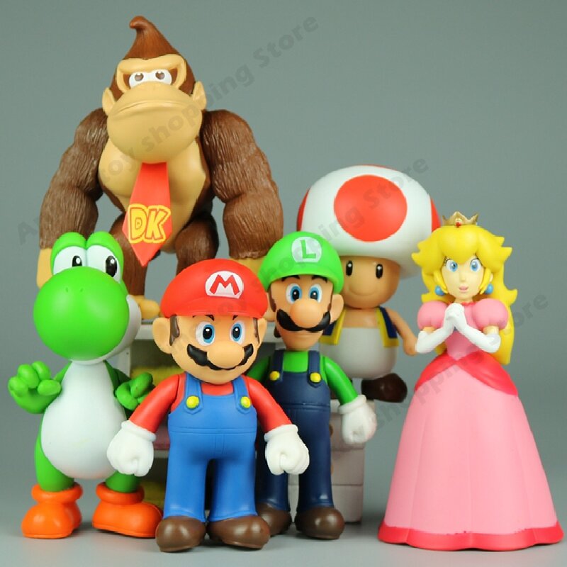 Bonecos do Super Mario de 11cm a 14cm - Action Figures