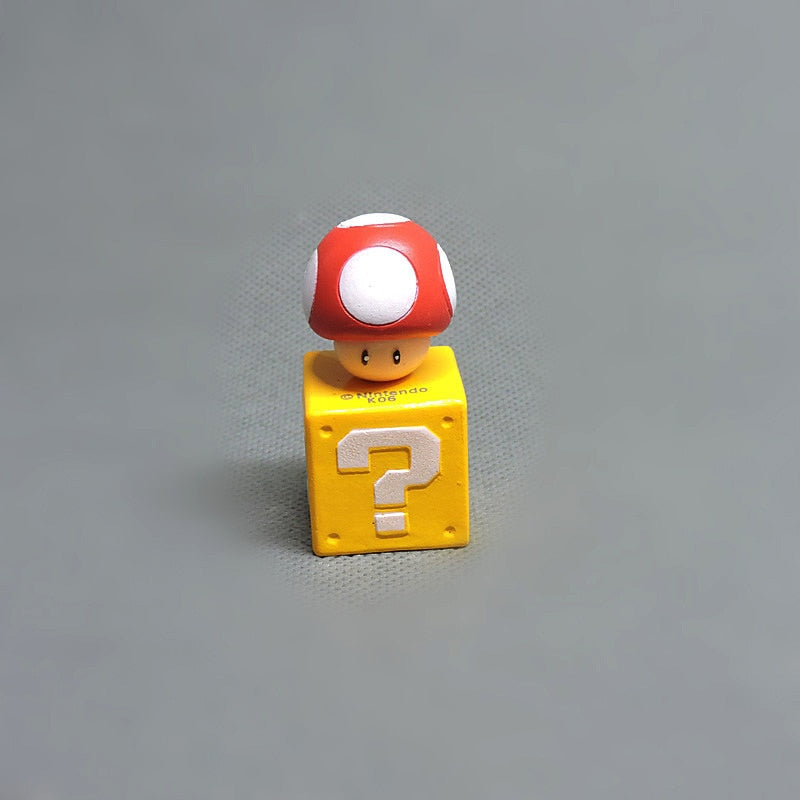 Kit de 5 Peças Decorativas do Super Mario - Action figures